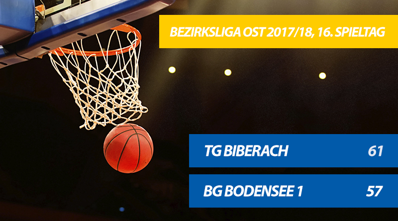 TG-Basketballer feiern 61:57-Heimsieg gegen die BG Bodensee 1