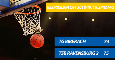 Biberacher Basketballer verlieren dramatisch im Abstiegsduell gegen Ravensburg